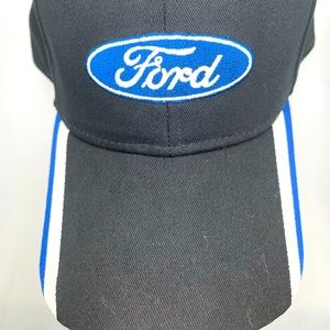 FORD Velcro adjustable black and blue baseball hat